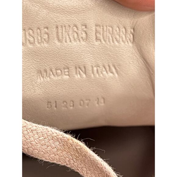 GREATS Royale Perforated Leather Sneakers Pink Blush 8.5 Made in Italy - Picture 2 of 10